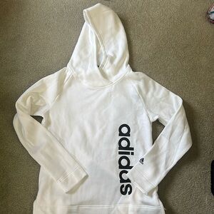 White Adidas Hoodie